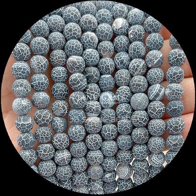 Kaynağı Doğal mücevher boncukları 8 mm Yuvarlak iplikler DIY Mücevher projeleri için