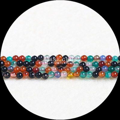Doğal mücevherlerle yapılmış mücevher yapımı 4 mm boyutlu güzel kristal gül kuvars Sodalite gevşek boncuk telleri