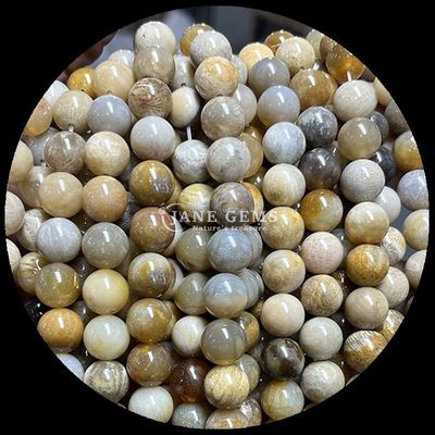 Yuvarlak Şekil Taşlar İnci Bilezikler için Mükemmel Çeşitli Taş Türleri Ejderha Kanı Hint Agate Sıfır Yuvarlak Taş İnciller Filler