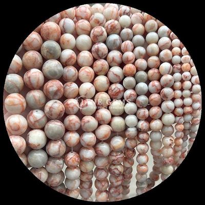 Yuvarlak Şekil Taşlar Mermer Doğal Taş Mermerler cilalı Rhodonite Sıvı Mermer Döşeleri Mükemmel Mücevher Koleksiyonları için