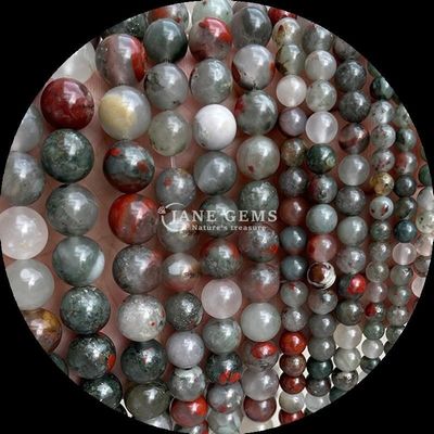 Gemstone Cut Round Gems Bead Zebra Jasper Mahagony Obsidian Çeşitli Türler Kristal Tıbbi Taş El yapımı aksesuarlar için gevşek boncuk iplikleri