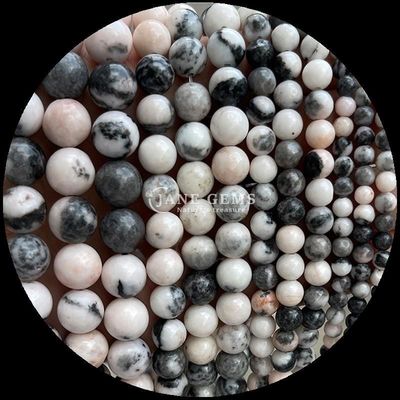 Gemstone Cut Round Gems Bead Zebra Jasper Mahagony Obsidian Çeşitli Türler Kristal Tıbbi Taş El yapımı aksesuarlar için gevşek boncuk iplikleri