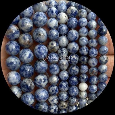 Taş Yuvarlak Şekil Howlite Rohdonit Kristal Taş DIY Mücevherler için Çeşitli Tedavi Taş Tipleri
