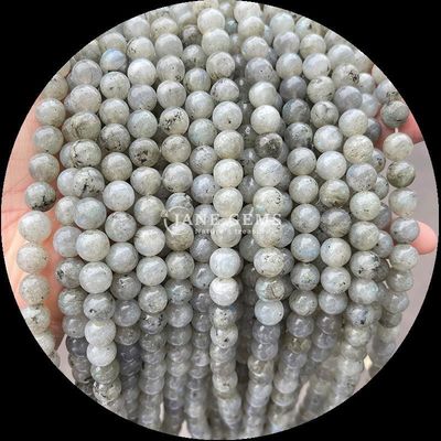 Taş Yuvarlak Şekil Howlite Rohdonit Kristal Taş DIY Mücevherler için Çeşitli Tedavi Taş Tipleri