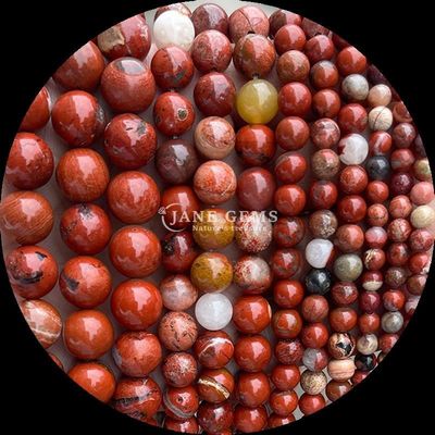Yuvarlak Şekil Değerli Taşlar Çeşitli Renkler Hint Agate Unakite Kristal Şifa Taşı Mücevher Yapım İhtiyaçlarınız için gevşek boncuk telleri
