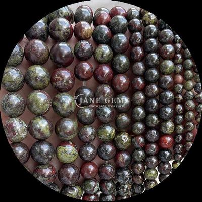 Yumuşatılmış Teknik yuvarlak kesilmiş mücevherler çok renkli kristal şifa taşı dalmatyalı yasper lav taşı perli saç aksesuarları için gevşek mercek telleri