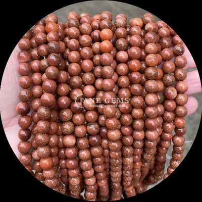 Gemstone Beads Round Shape Various Natural Healing Stones Gold Sandstone Labradorite Müşterilerinizin Gereksinimleri için gevşek boncuk telleri