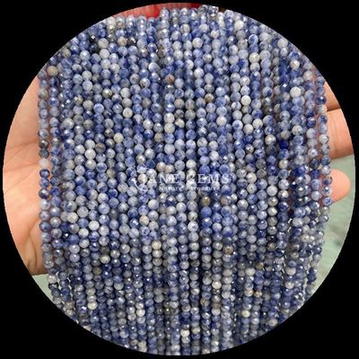 Yuvarlak Şekil Çok Renkli Değerli Taşlar Doğal Kristal İyileştirici Gül Kuvars, Lapis Lazuli DIY Mücevherler için Yumuşak Taşlar