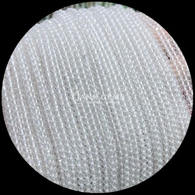 DIY Mücevher Yapımcılığı Mücevher Mercekli Çeşitli Mücevher Mercekli Renk Merkezden Yuvarlak Yüzlü Morganit Açık Kuvars Kristal İyileştirici gevşek mücevher mercekli iplikler