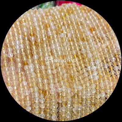 Yuvarlak mücevherler boncuk DIY mücevher yapımı ve kişiselleştirilmiş aksesuarlar için en iyi seçim Çeşitli türler Ruby Zoisite Çilek Kuvars Mini yüzlü gevşek boncuk telleri Kristal Şifa Taşları