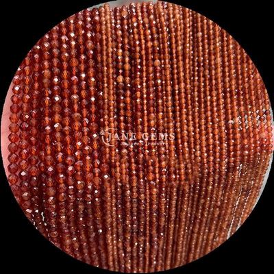 Yuvarlak mücevherler boncuk DIY mücevher yapımı ve kişiselleştirilmiş aksesuarlar için en iyi seçim Çeşitli türler Ruby Zoisite Çilek Kuvars Mini yüzlü gevşek boncuk telleri Kristal Şifa Taşları