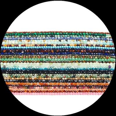 Kaynağı Kolyeler Mücevherler Marangoz Prehnite Lapiz Lazuli Mini Yüzlü gevşek marangoz iplikleri Çeşitli Renklere Uygun